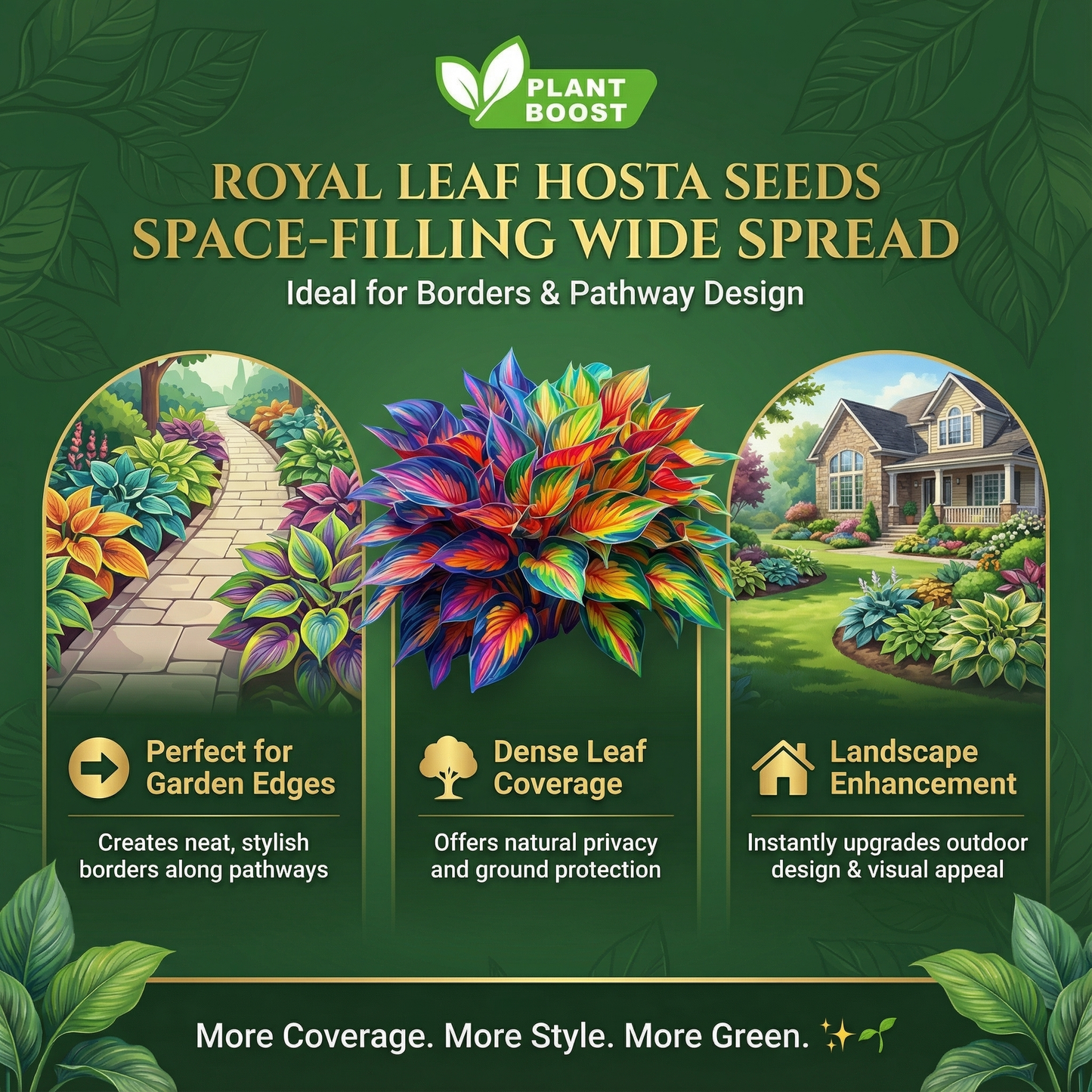 Royal Leaf Hosta Seeds (Buy 1 Get 1 Free)